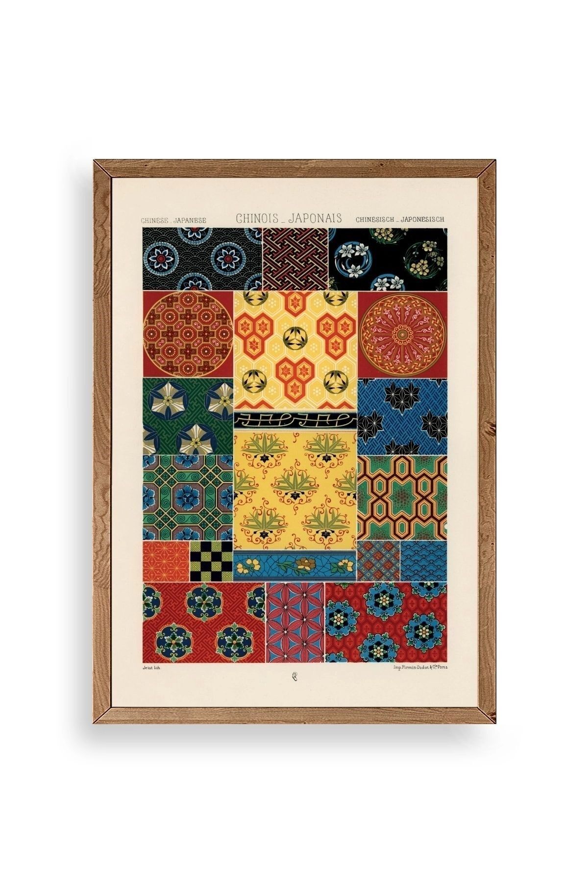 Motif Ahşap Çerçeveli Tablo 50 x 70