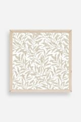 Yaprak Ahşap Çerçeveli Tablo 50 x 50