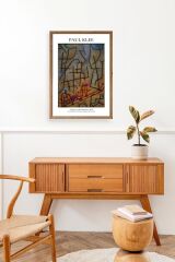 Paul Klee Ahşap Çerçeveli Tablo 23 x 30