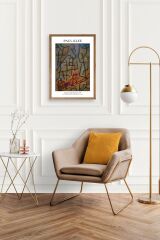 Paul Klee Ahşap Çerçeveli Tablo 50 x 70