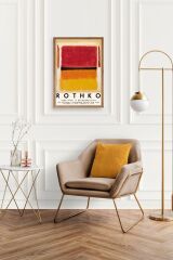 Rothko Ahşap Çerçeveli Tablo 17 x 23