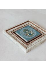 Fatma Ana Eli Çerçeveli Taş Tablo , Çerçeveli Taş Duvar Dekoru 20 cm