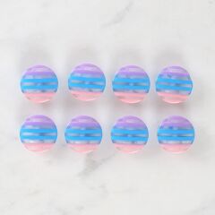 Loren Crafts 8'li Desenli Düğme - 1091