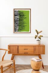 Modern Ahşap Çerçeveli Tablo 30 x 42