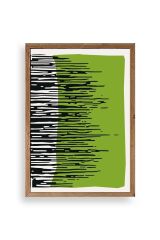 Modern Ahşap Çerçeveli Tablo 30 x 42