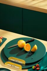 BUFFER® Mutfak Sebze,Meyve,Et,Balık,Ekmek Doğrama Kesme Tahtası Standlı Kesim Panosu