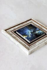 Çerçeveli Taş Tablo , Çerçeveli Taş Duvar Dekoru-enkcrcvtbl-00186 20 cm