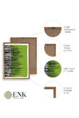 Modern Ahşap Çerçeveli Tablo 50 x 70