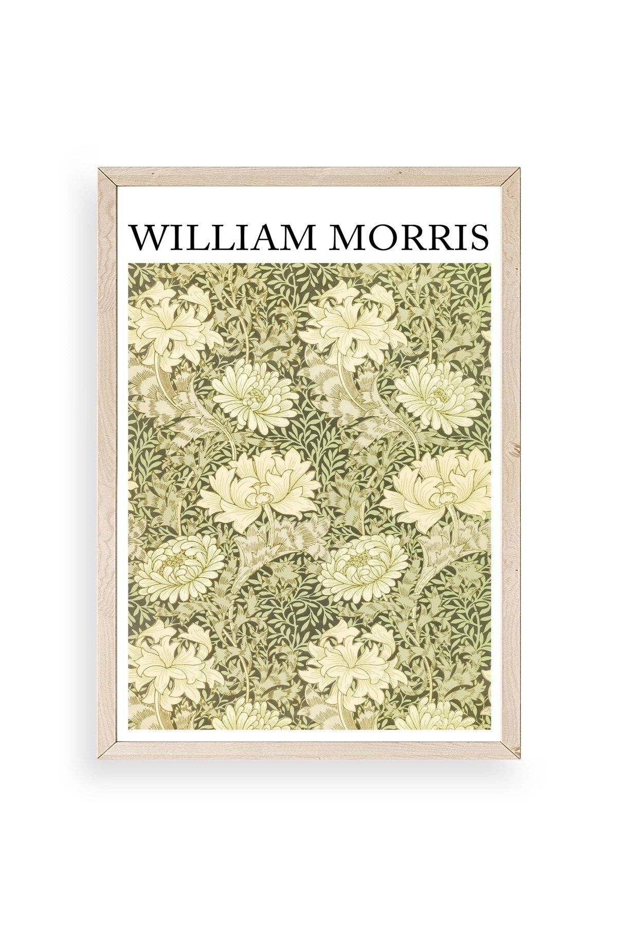 William Morris Ahşap Çerçeveli Tablo 30 x 42