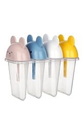 BUFFER® 4'lü Kolay Şekillendirici Sevimli Çocuk Meybuz  & Dondurma Kalıbı AP-9179