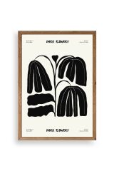 Çiçek Ahşap Çerçeveli Tablo 30 x 42