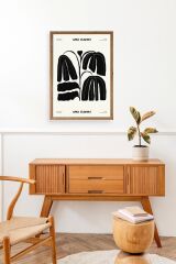 Çiçek Ahşap Çerçeveli Tablo 50 x 70