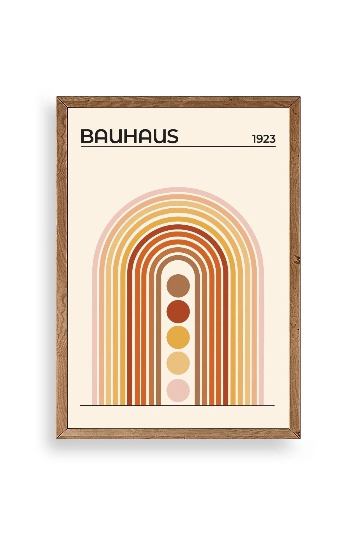 Bauhaus Ahşap Çerçeveli Tablo 17 x 23