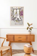 Gastby's Ahşap Çerçeveli Tablo 30 x 42