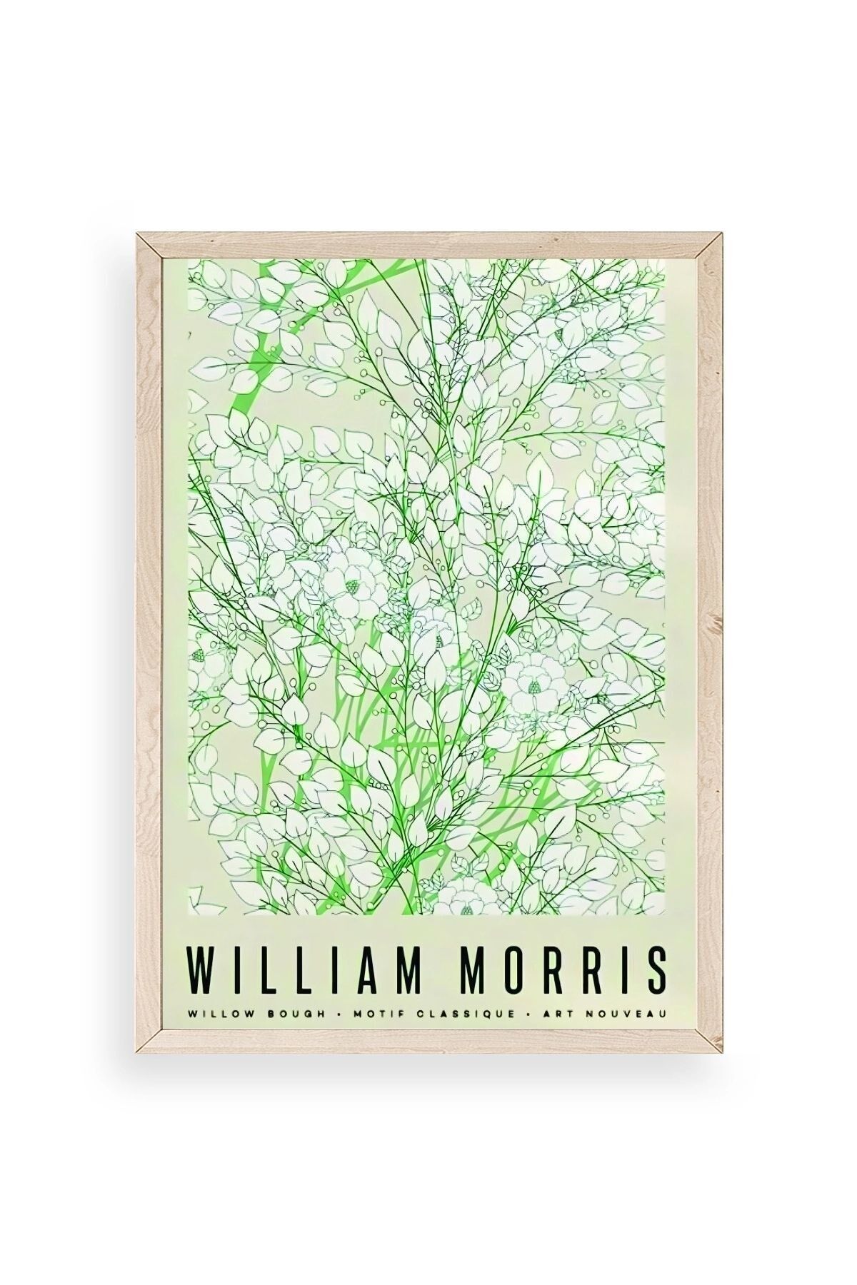 Çiçekler Ahşap Çerçeveli Tablo 30 x 42