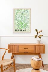 Çiçekler Ahşap Çerçeveli Tablo 30 x 42