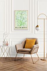 Çiçekler Ahşap Çerçeveli Tablo 30 x 42