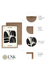 Çiçek Ahşap Çerçeveli Tablo 50 x 70