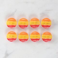 Loren Crafts 8'li Desenli Düğme - 1102