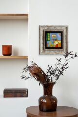 Van Gogh Çerçeveli Taş Tablo 20 cm