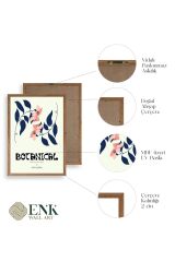 Botanik Üçlü Ahşap Çerçeveli Tablo 23 x 30