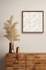 Çiçek Ahşap Çerçeveli Tablo 42 x 42