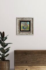 Van Gogh Çerçeveli Taş Tablo 20 cm