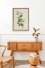 Çiçek Ahşap Çerçeveli Tablo 17 x 23