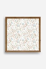 Çiçek Ahşap Çerçeveli Tablo 23 x 23