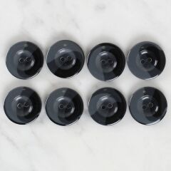 Loren Crafts 8'li Düğme Gri - 1129