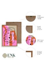 Motto Ahşap Çerçeveli Tablo 23 x 30