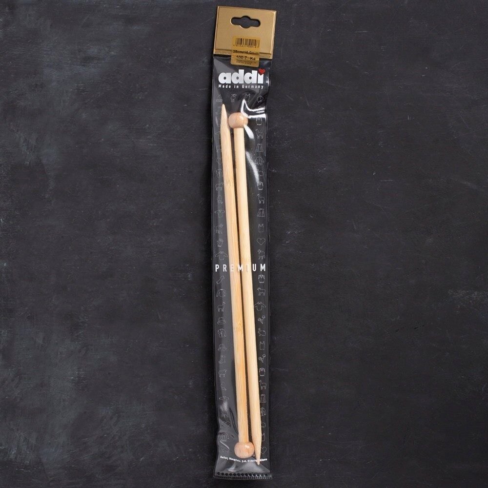 Addi Bambus 10mm 35cm Bambu Örgü Şişi - 500-7