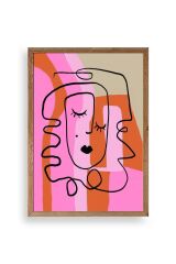 Motto Ahşap Çerçeveli Tablo 23 x 30