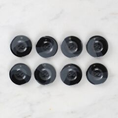 Loren Crafts 8'li Düğme Koyu Gri - 1122