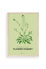 Çiçek Ahşap Çerçeveli Tablo 17 x 23