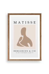 Modern Ahşap Çerçeveli Tablo 17 x 23