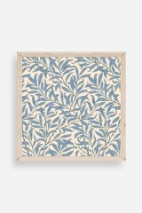 Yapraklar Ahşap Çerçeveli Tablo 50 x 50