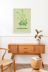 Çiçek Ahşap Çerçeveli Tablo 50 x 70