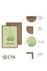 Çiçek Ahşap Çerçeveli Tablo 50 x 70