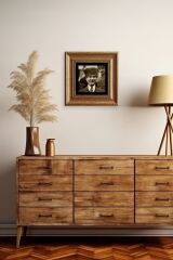 Atatürk Çerçeveli Taş Tablo 20 cm