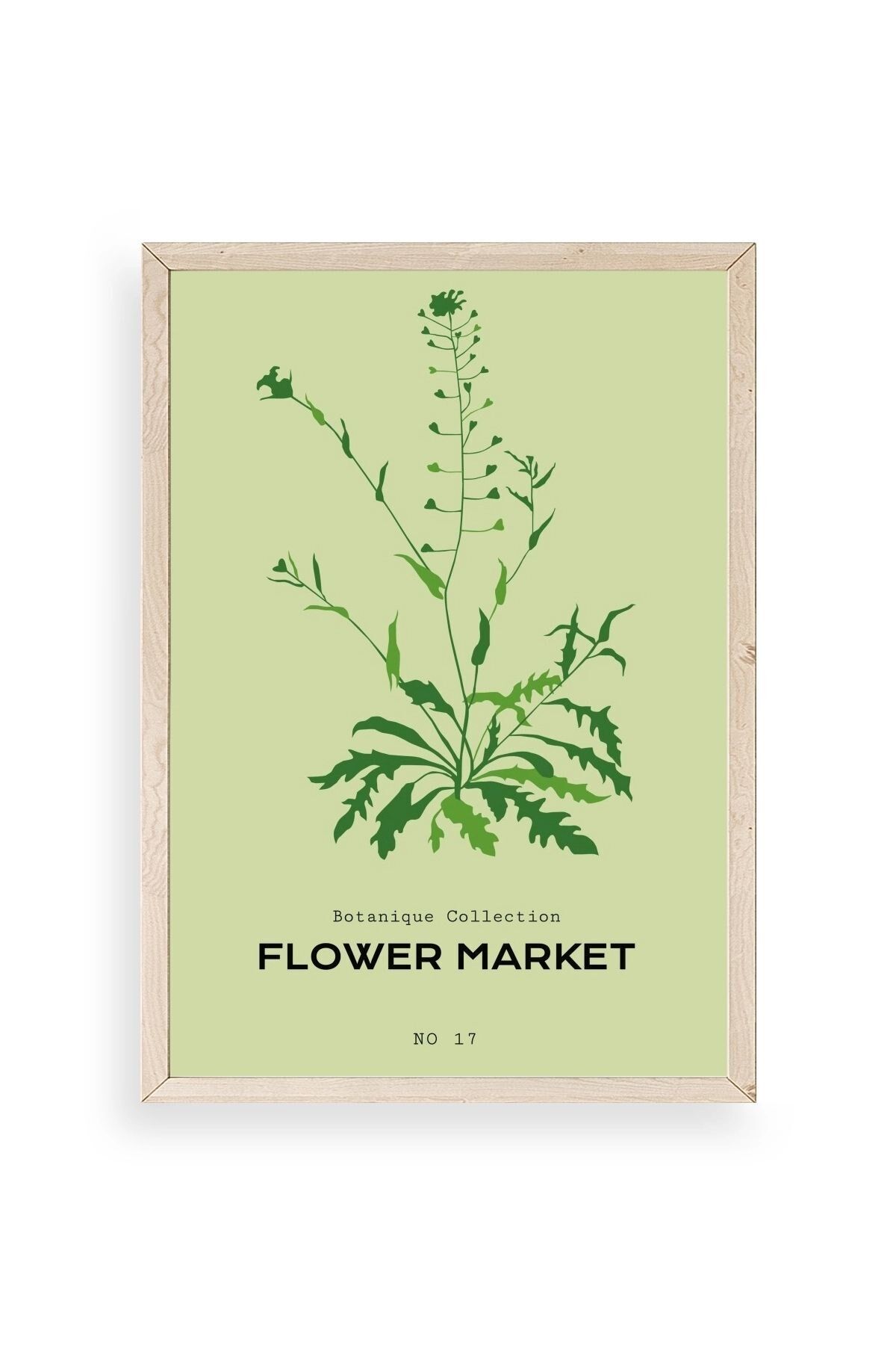 Çiçek Ahşap Çerçeveli Tablo 30 x 42