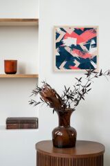 Modern Ahşap Çerçeveli Tablo 50 x 50