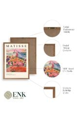 Henri Matisse Ahşap Çerçeveli Tablo 17 x 23