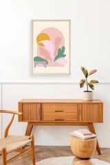 Modern Ahşap Çerçeveli Tablo 30 x 42