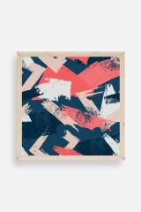 Modern Ahşap Çerçeveli Tablo 42 x 42