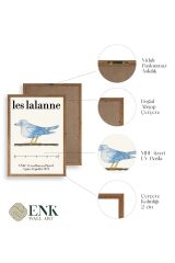 Les Lalanne Ahşap Çerçeveli Tablo 50 x 70