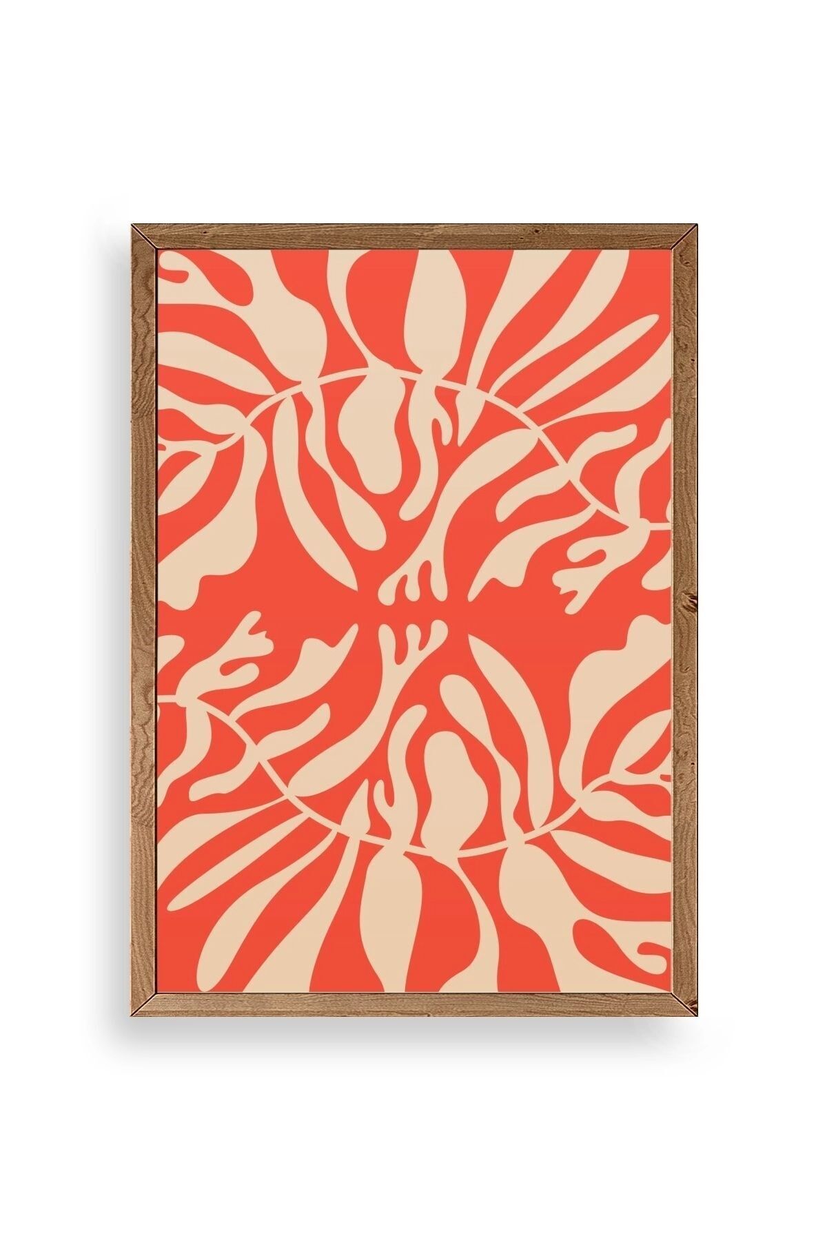 Modern Ahşap Çerçeveli Tablo 30 x 42