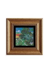 Van Gogh Çerçeveli Taş Tablo 20 cm