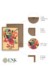 Jazz Ahşap Çerçeveli Tablo 23 x 30