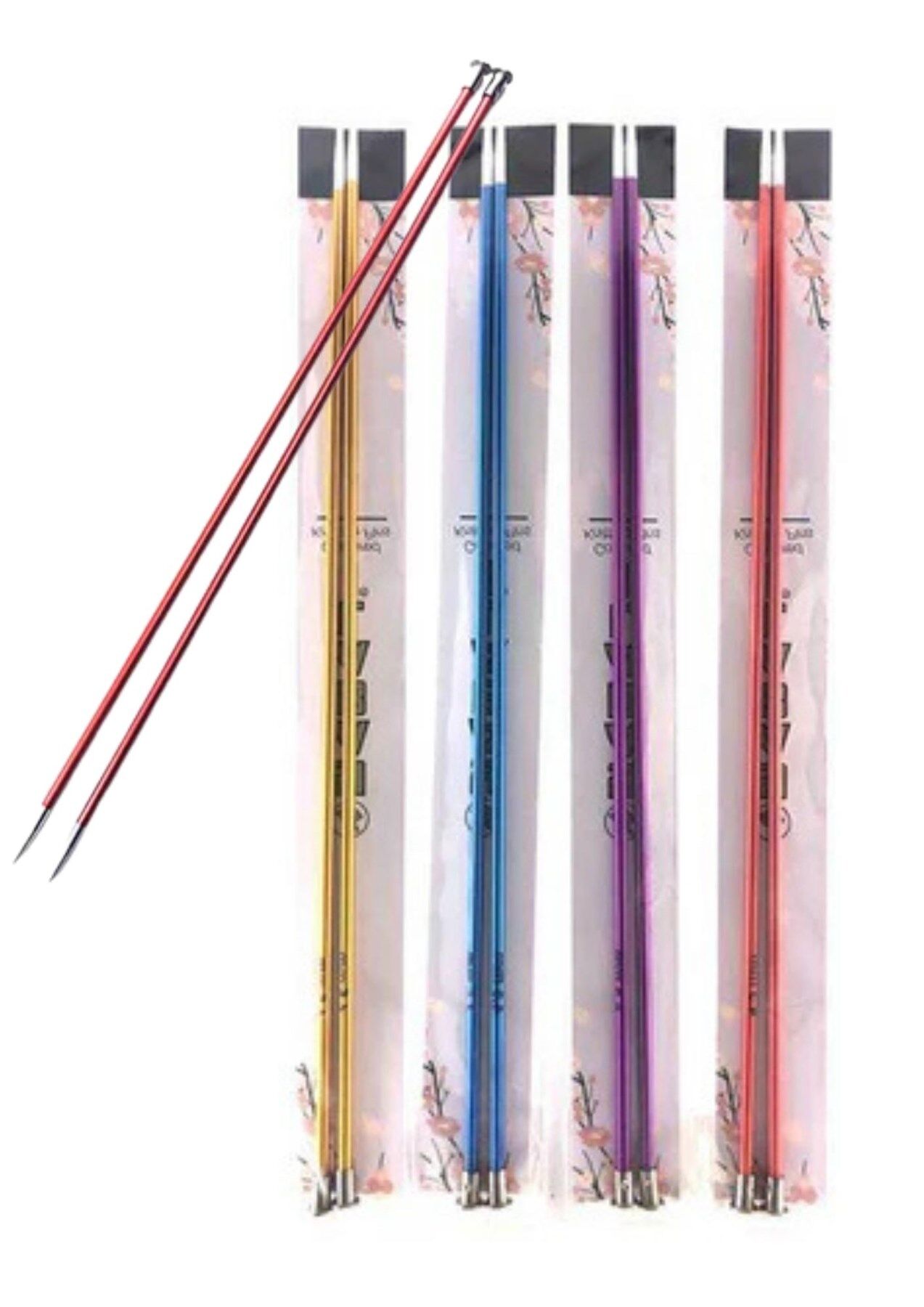 Metalize Çift Renk Şiş 35 cm 3 Numara (Renk Stoğa Göre)